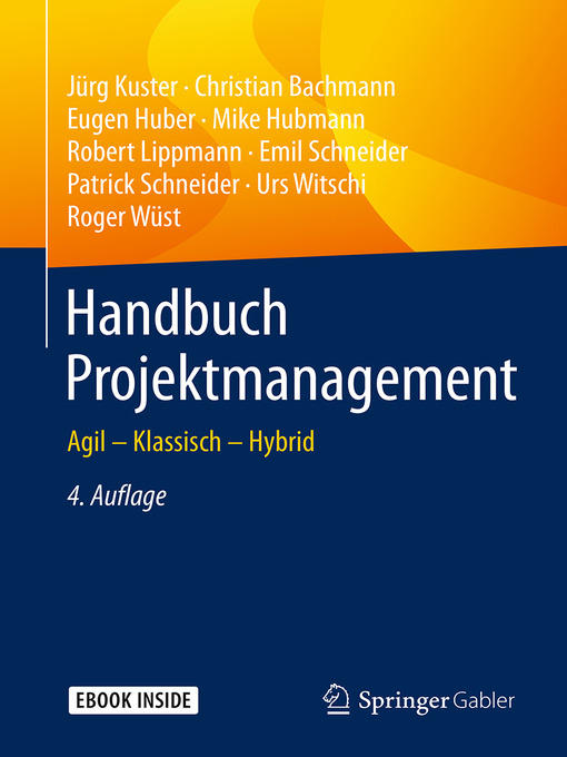 Title details for Handbuch Projektmanagement by Jürg Kuster - Wait list